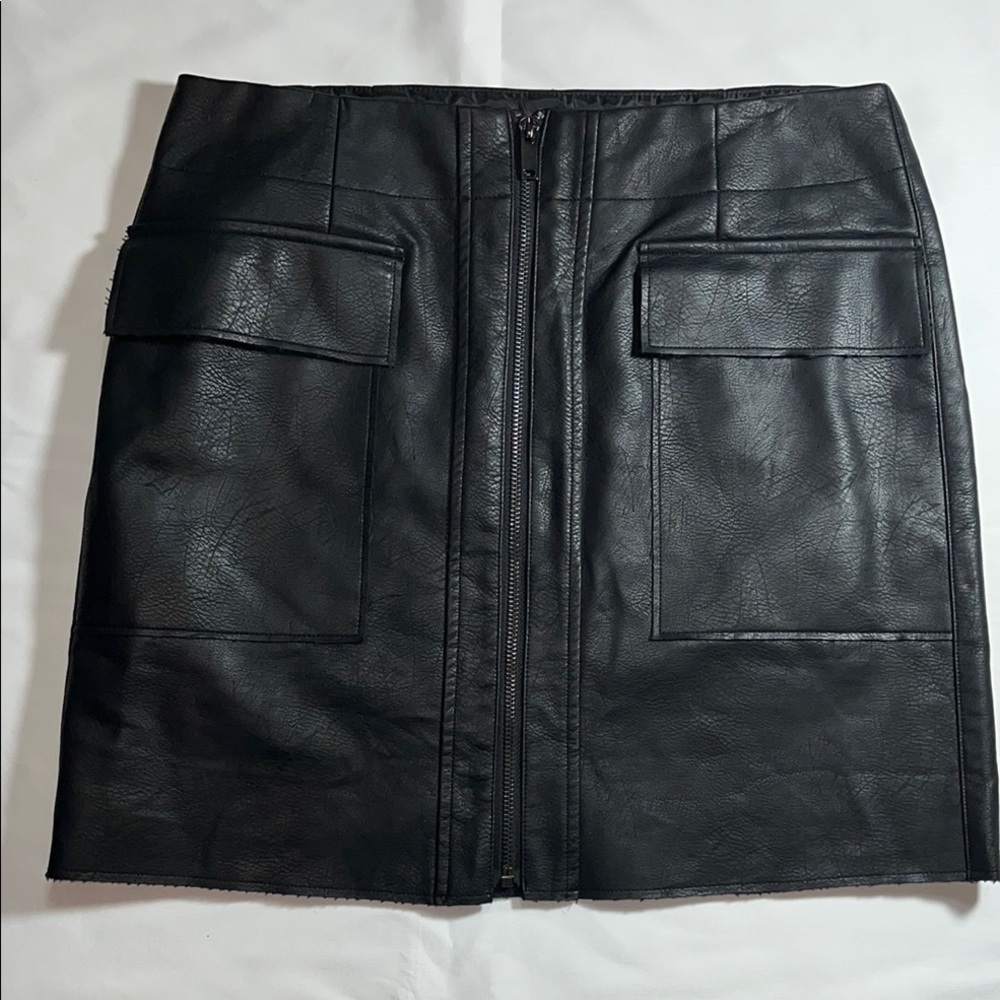 Black Leather Skirt